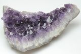 Dark Purple Amethyst Cluster - Large Crystals #211964-2